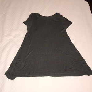 Grey T-shirt dress